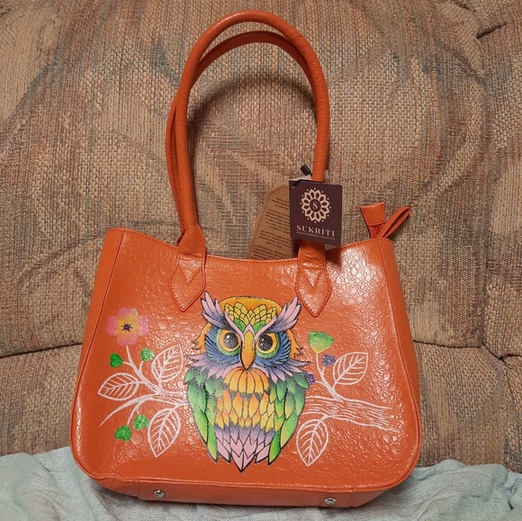 Sukriti Handbags - 🦉Sukriti Owl Shoulder Bag